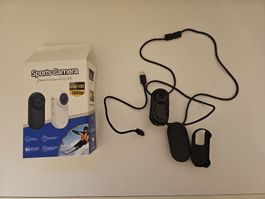 Sports Camera Mini Kamera Full HD 1080p inkl. Zubehör