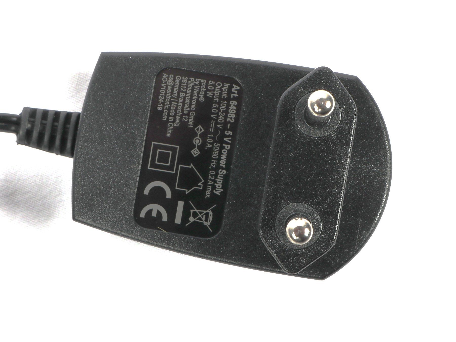 Alimentazione elettrica: GOOBAY 5V  DC Power Supply schwarz 1.8m – Nuovo e nell'imballaggio originale da Steinen venduto da Restwert_Steinen 4