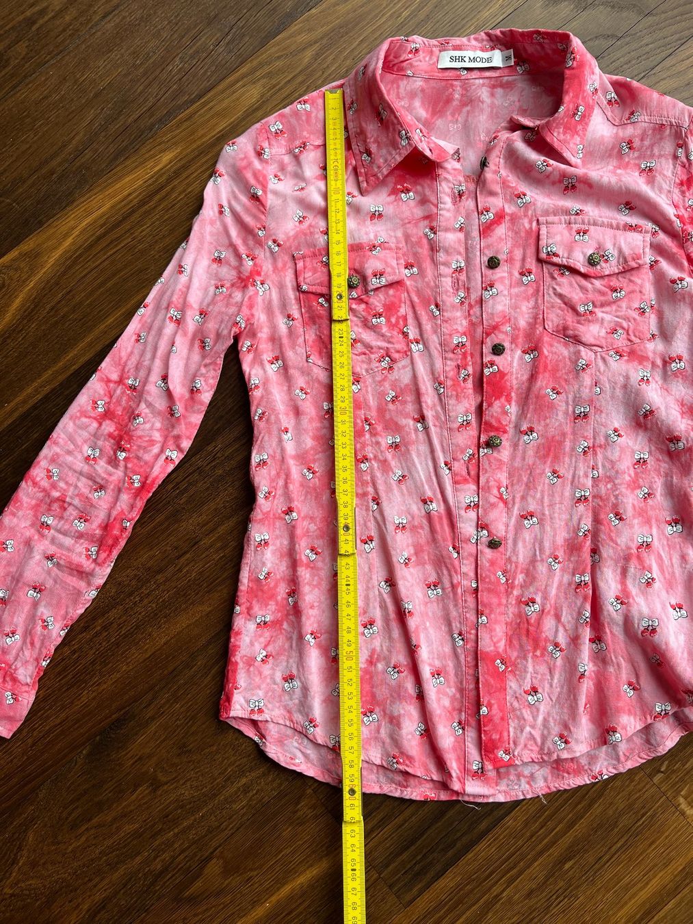 Blusen: Bluse langarm rot SHK Mode Baumwolle - Gr. S – Gebraucht aus Affoltern am Albis von Blackrhythm 4