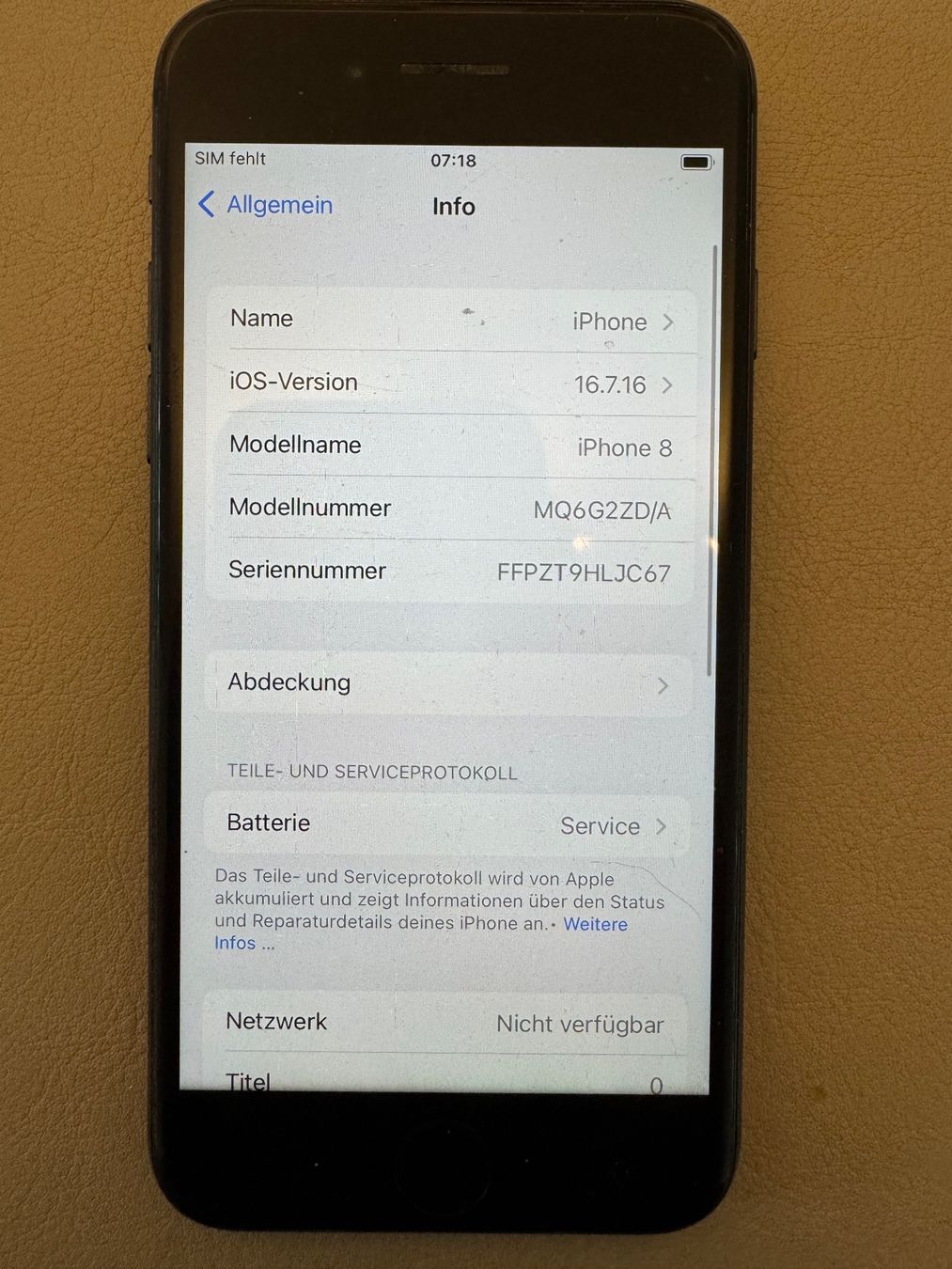 Apple Handys / Smartphones: iPhone 8 – Gebraucht aus Adliswil von Busys 3
