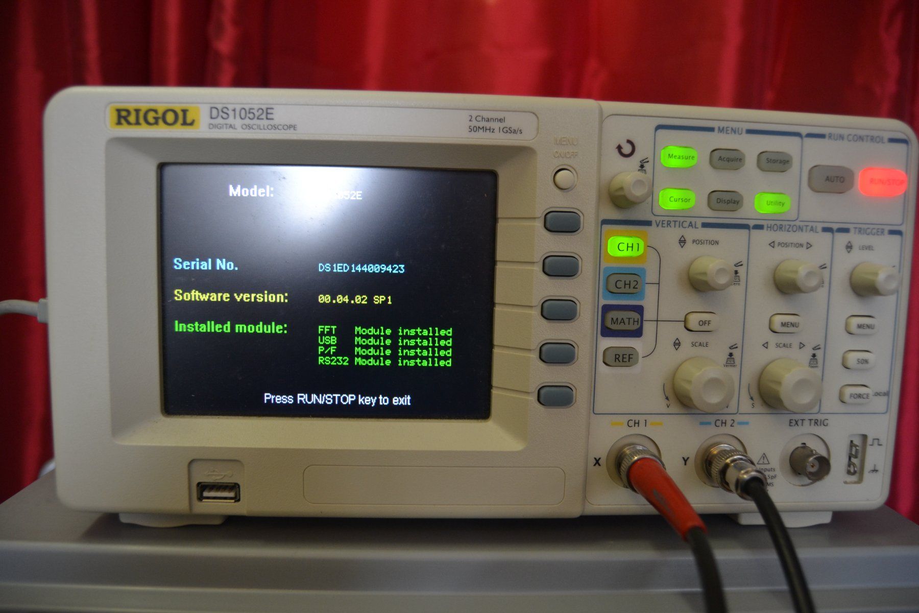 Messen: Rigol 1052E  50 MHz / 1 GSa/s – Gebraucht aus Wil SG von fanofrio 1