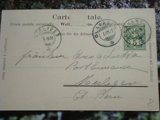 Cartoline postali: Gruss aus Clavadel. Postkarte – Usato da Thun venduto da Gaad1961 1