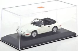 PORSCHE 911 CARRERA 4 CABRIO WEISS 1:43 MAXICHAMPS
