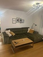 Ecksofa grün samt