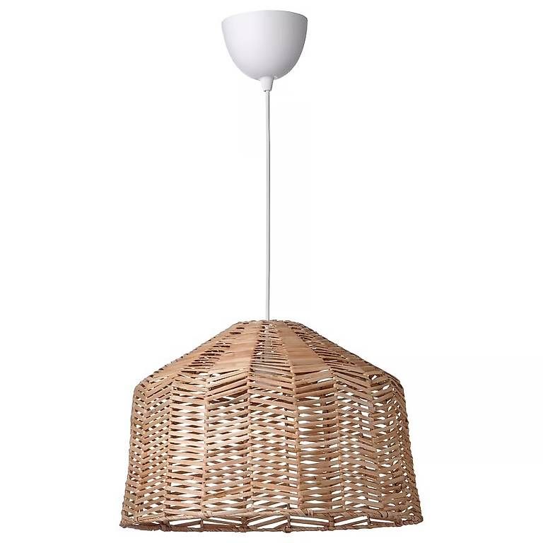 Ikea Lampadari & plafoniere: Hängeleuchte, weiss/Rattan, 45 cm – Usato da Oberägeri venduto da max7750 1