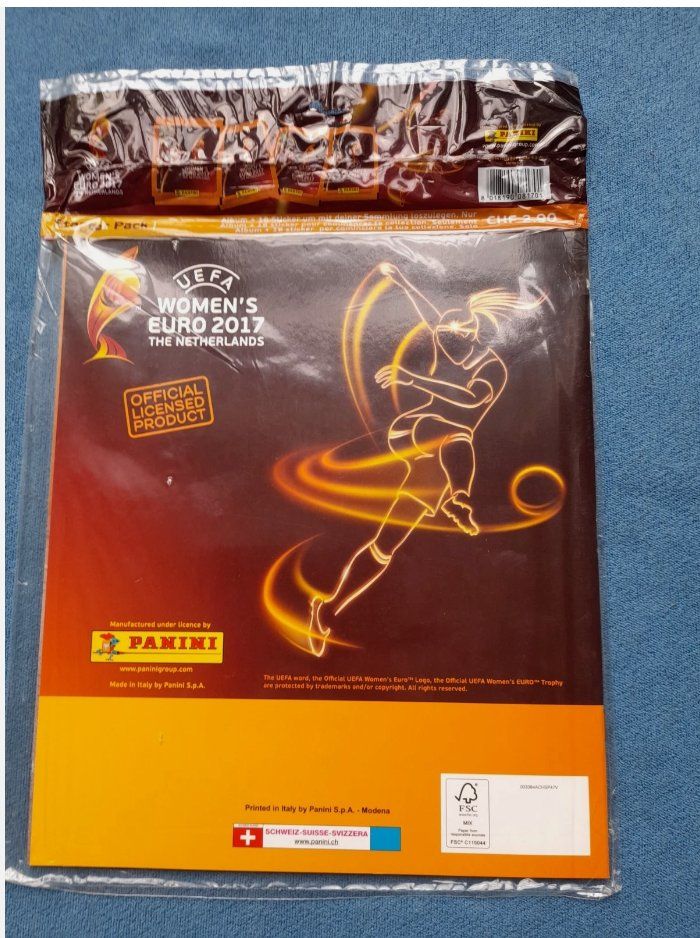 Panini Album: 2017 Euro 2017 super selten starter pack CH version – Nuovo e nell'imballaggio originale da Oberglatt ZH venduto da paninistickersworld 1
