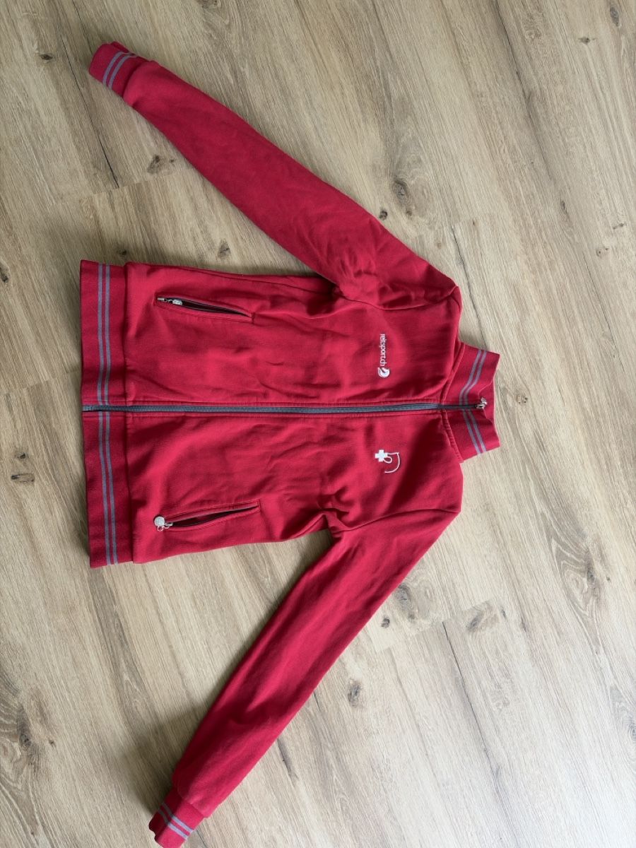 Giacche: HARCOUR EQUESTRIAN Sweatjacke Gr.M Damen Rot – Usato da Vorderthal venduto da Diethelm8853