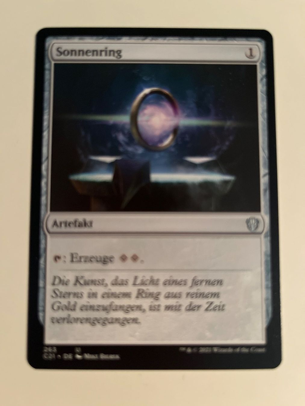 Magic The Gathering Carte collezionabili: 1 x Sonnenring - Magic: The Gathering - MtG – Usato da Kriens venduto da Shadi1980
