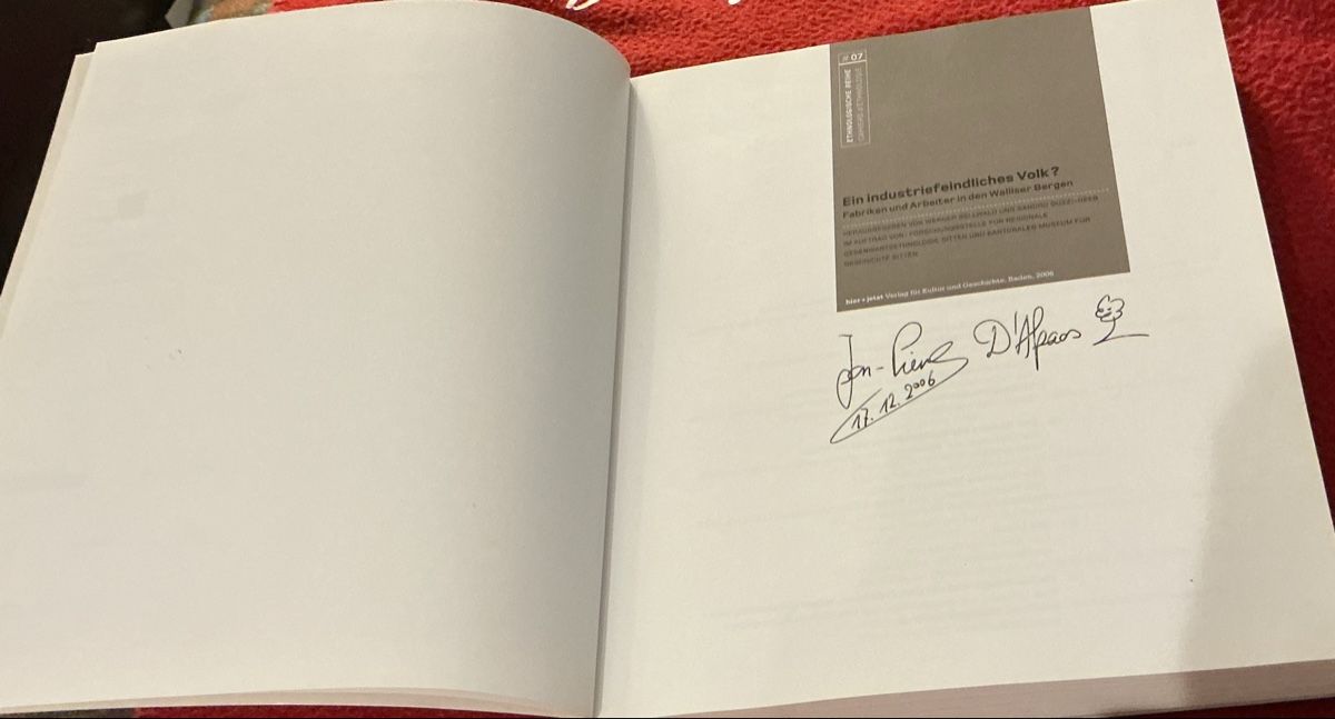 Libri: Wallis Ein industriefeindliches Volk ? - Werner Bellwald – Usato da Crans-Montana venduto da plainemorte 1