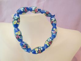 Murano Glas Armband Blau Nr. 2