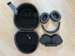 Apple AirPods Max Gris + box + cable - Comme neuf