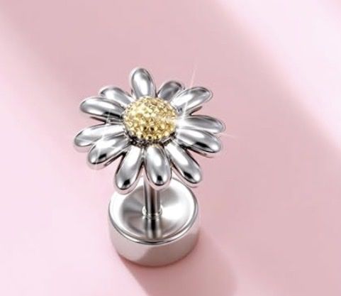 Ohrringe & -stecker: Ohrstecker Blumenform Sterling Silber 925  – Neu und originalverpackt aus Hemmental von MeinGold1 1