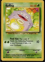 Koffing Base Set 51/102 Pokémon 1999
