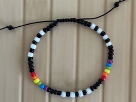Regenbogen Armband - Neu & Handgemacht