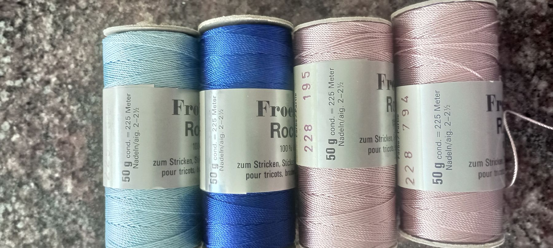 Lana: Froehlich Rococo Viscose Garn, 4 Spulen – Nuovo (secondo la descrizione) da Langnau i. E. venduto da Bebatta 3