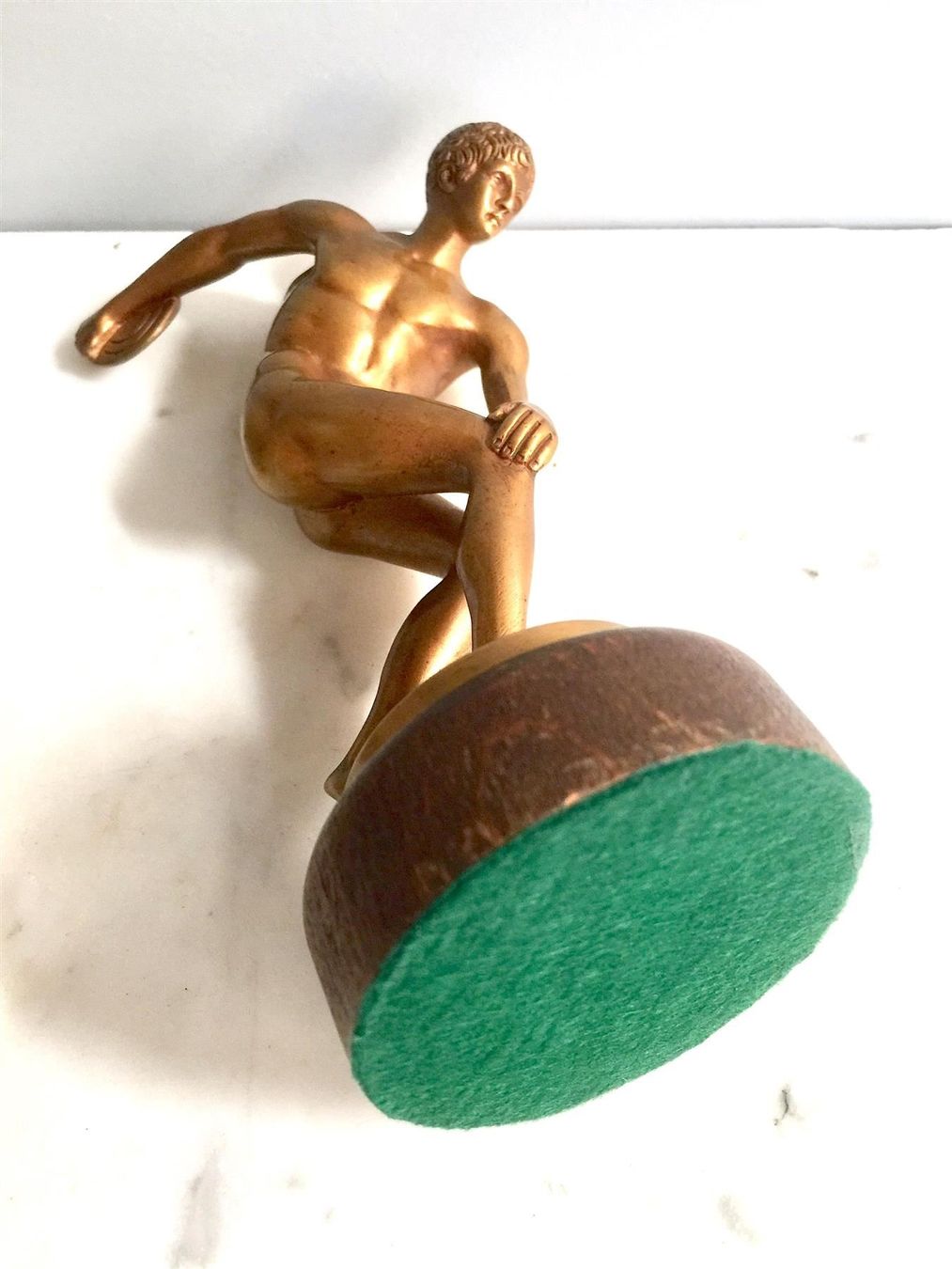 Sculture & Statue: F0030 Figur "Diskobolus" Diskuswerfer Bronze Art Deco ~1940 – Usato da Horgen venduto da Louis_xv 9