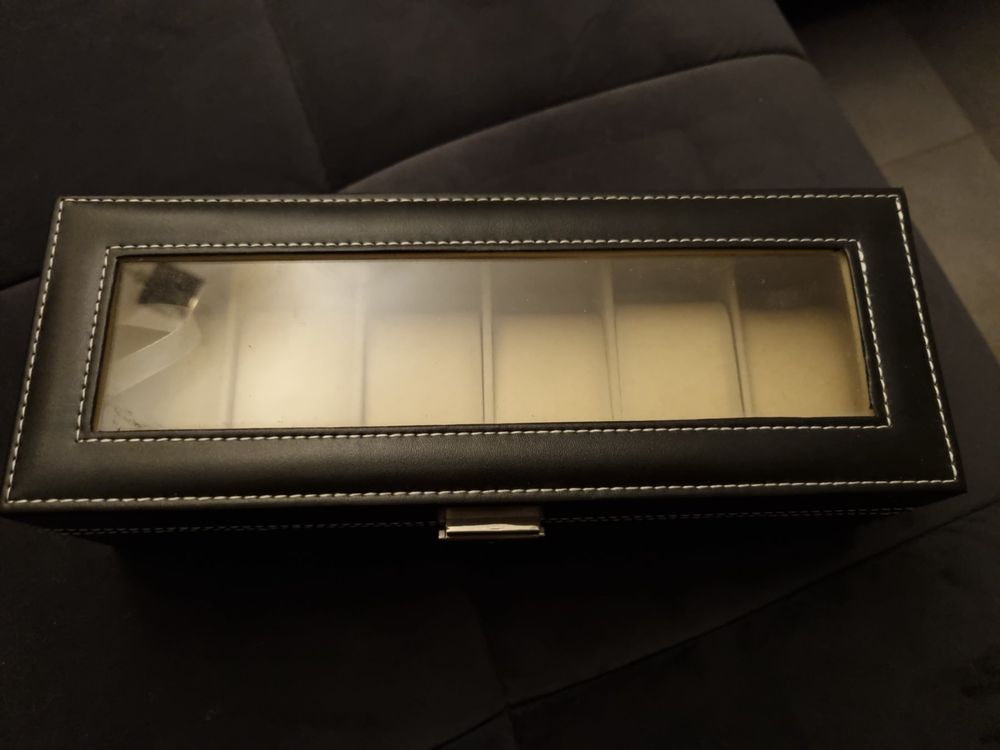 WisePoint Uhrenbox 3-Fach - EVA Aufbewahrungsbox Für Uhren & Schmuck