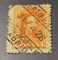 Spanien 1927 dezentriert briefmarke