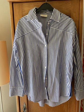 Bluse gestreift blau/weiss Grösse S guter Zustand