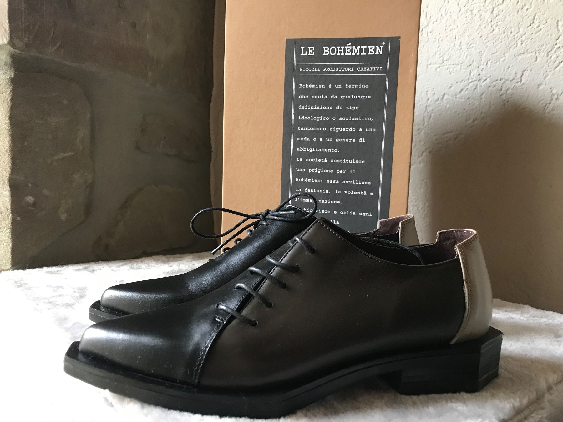 Scarpe da donna: Chaussures à lacets LE BOHÉMIEN, taille 37, cuir – Nuovo e nell'imballaggio originale da Morges venduto da sandy069 2