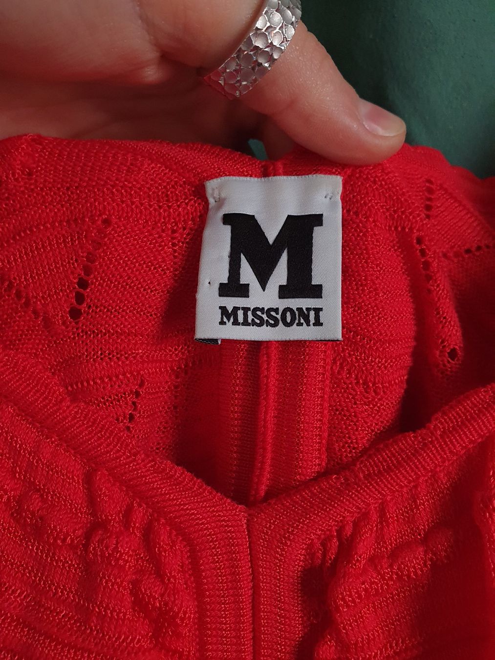 Missoni Top: Missoni Strick Oberteil Top Rot Grösse: M – Nuovo (secondo la descrizione) da Liestal venduto da Arukilein 4