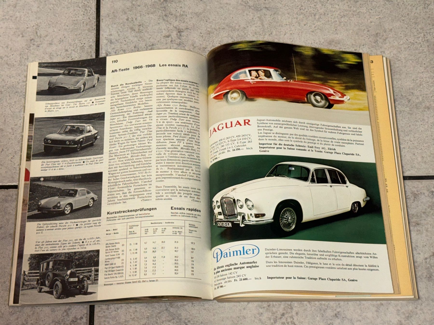 Riviste & Magazine: Automobil Revue 1968 – Usato da Kaiseraugst venduto da Drasa 3
