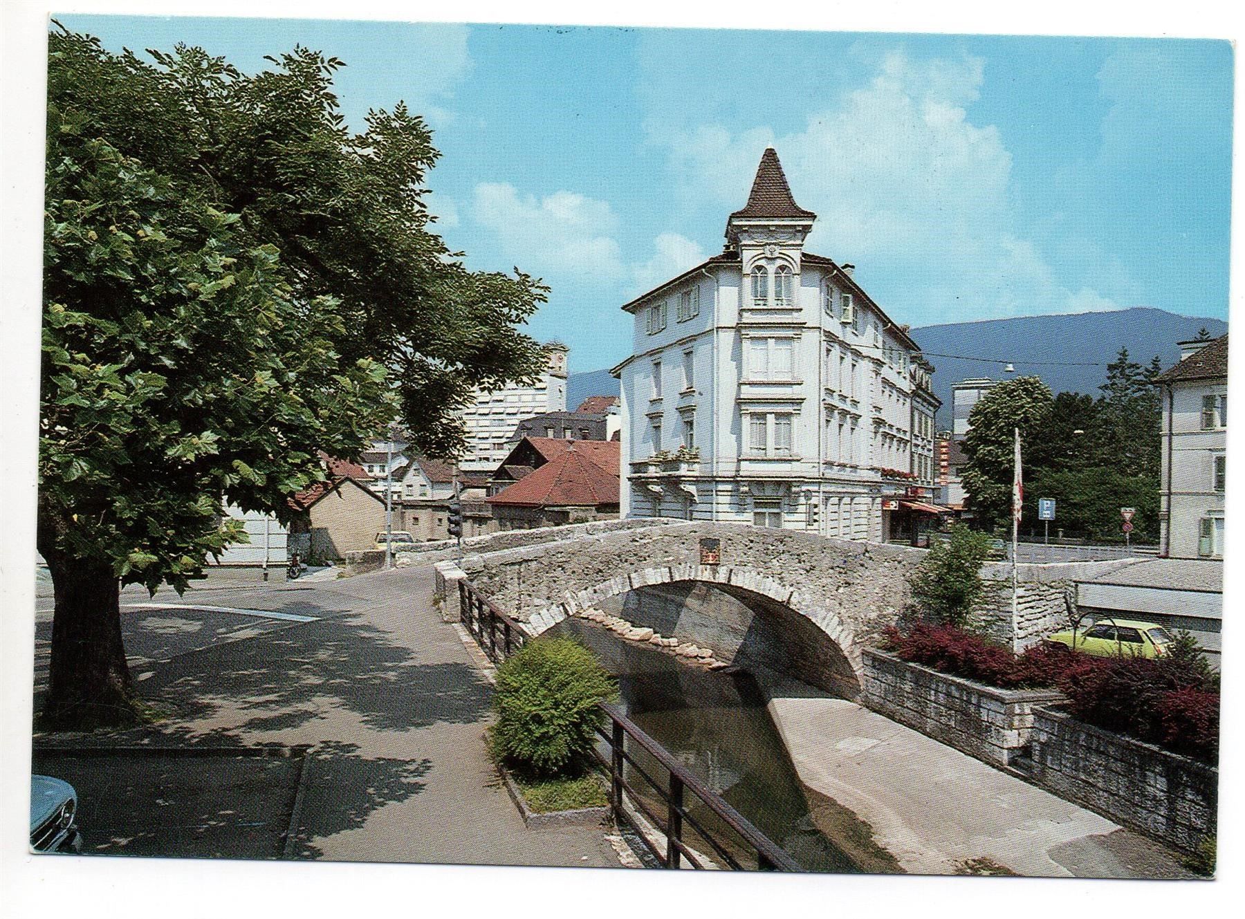 Cartoline postali: DELÉMONT Le Pont de la Maltière – Usato da Jona venduto da philajona