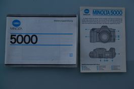 Bedienungsanleitung zu MINOLTA 5000  (deutsch)
