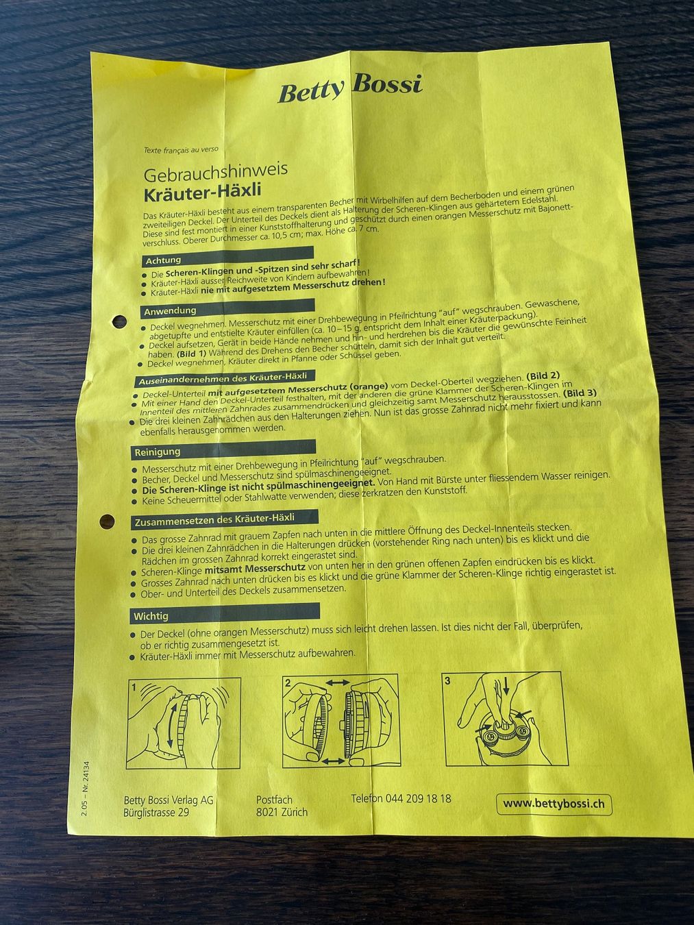 Elettrodomestici da cucina: Käuter-Häxli – Usato da Muri b. Bern venduto da berlingo02 1