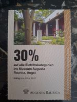 30% Rabatt auf Museum Augusta Raurica Ticket, Augst BL
