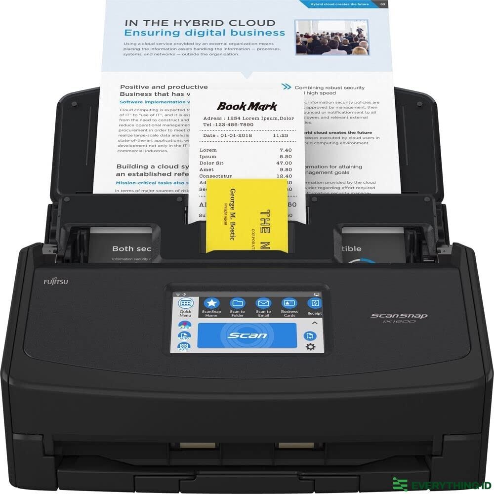 Fujitsu Scanner: Fujitsu ScanSnap iX1600 schwarz – Usato da Zürich venduto da sknecht01