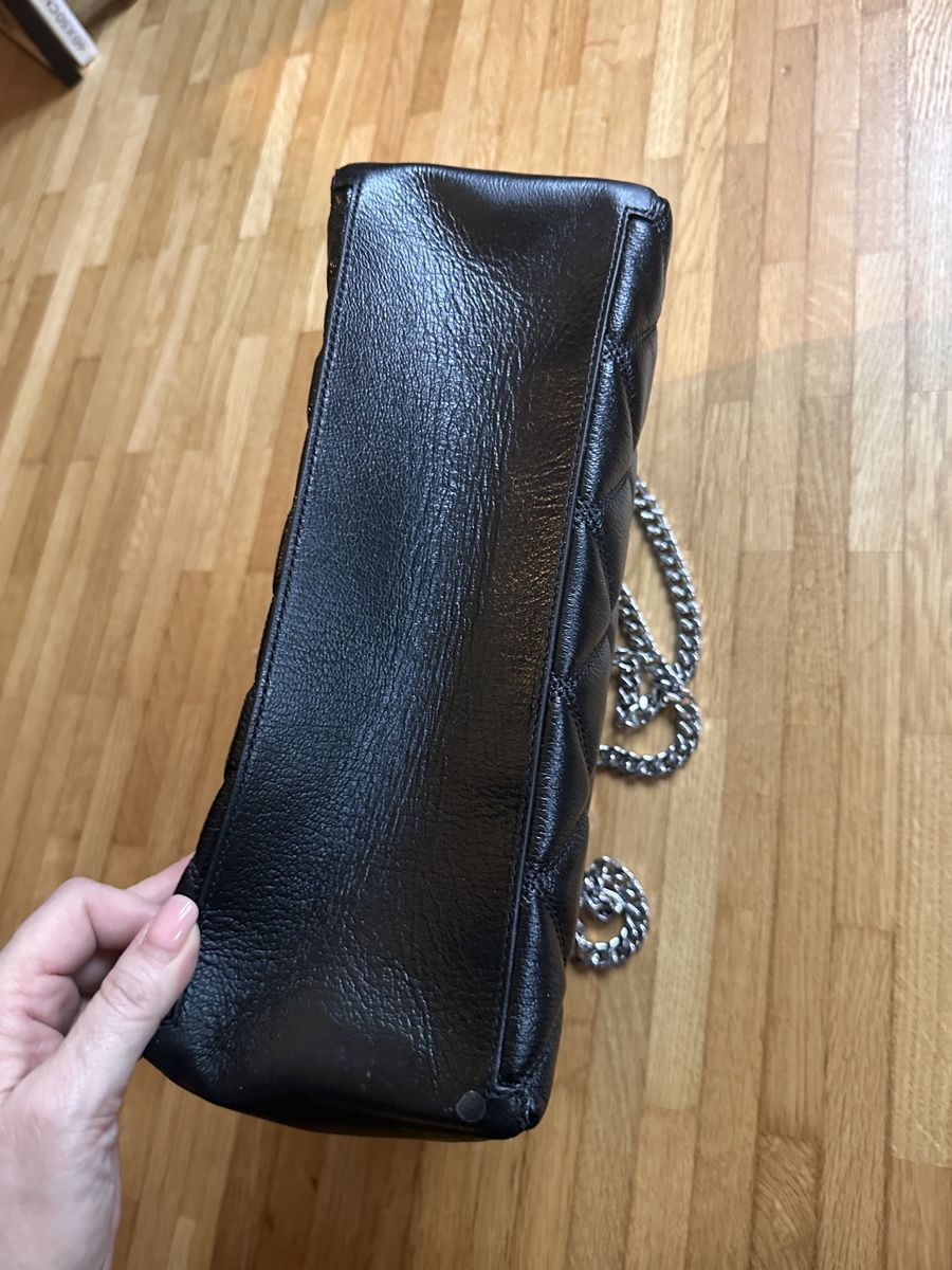 Marc Jacobs Borse da donna: Marc Jacobs, schwarze Ledertasche mit Silber – Nuovo (secondo la descrizione) da Männedorf venduto da Mag3 4