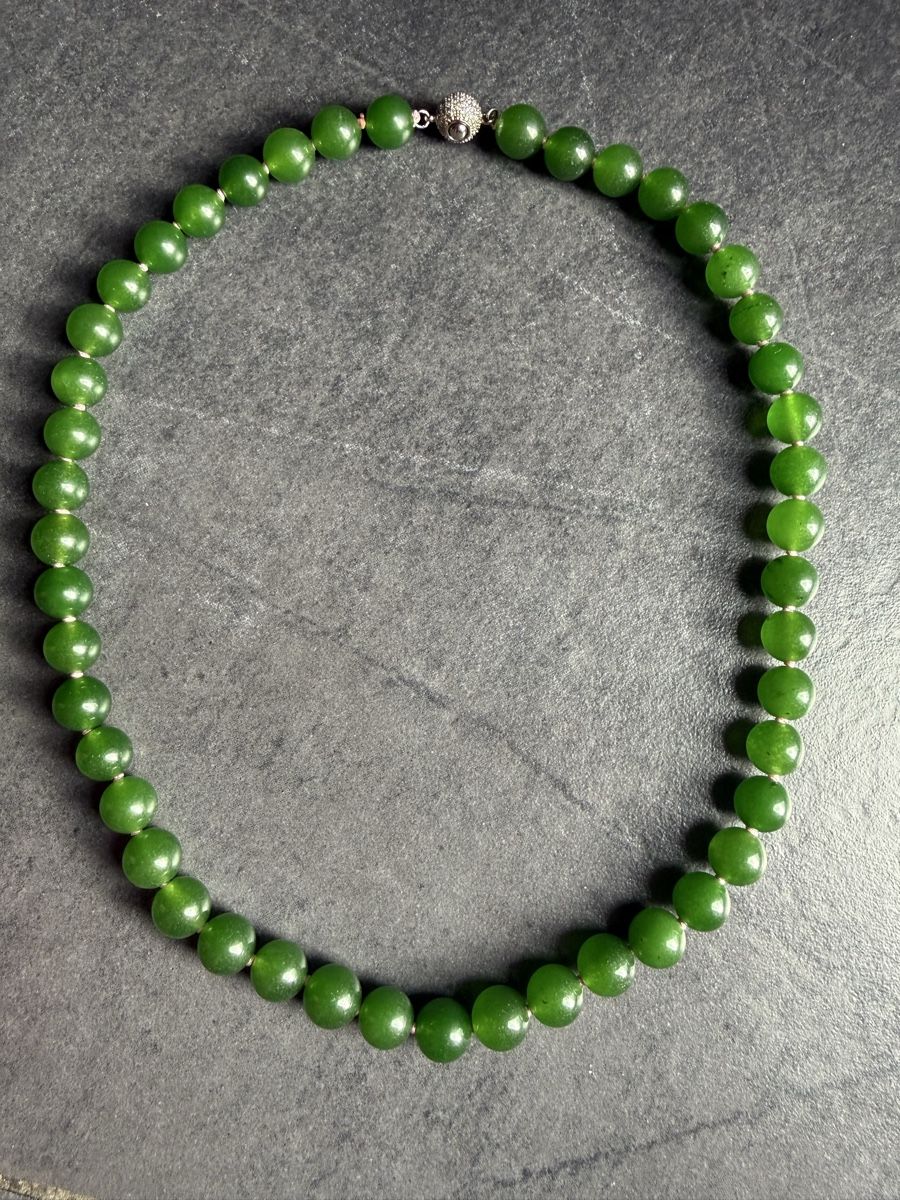 Ketten: Jadeit Kette – Neu (gemäss Beschreibung) aus Oberhof von RealStone