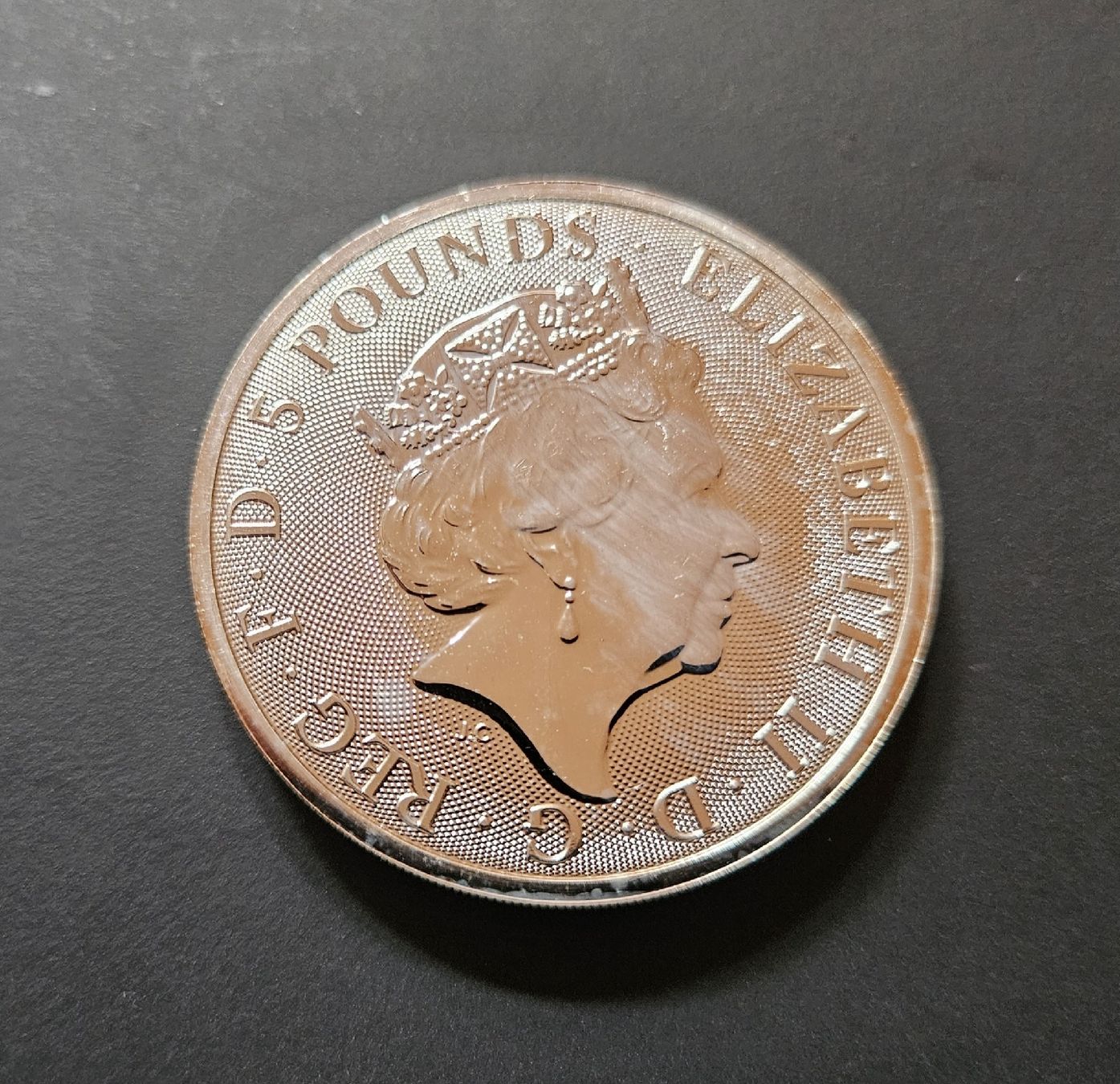Tutti le monete: 2 oz Silbermünze "The Queen's Beasts" – Usato da Winterthur venduto da ManuM88 1