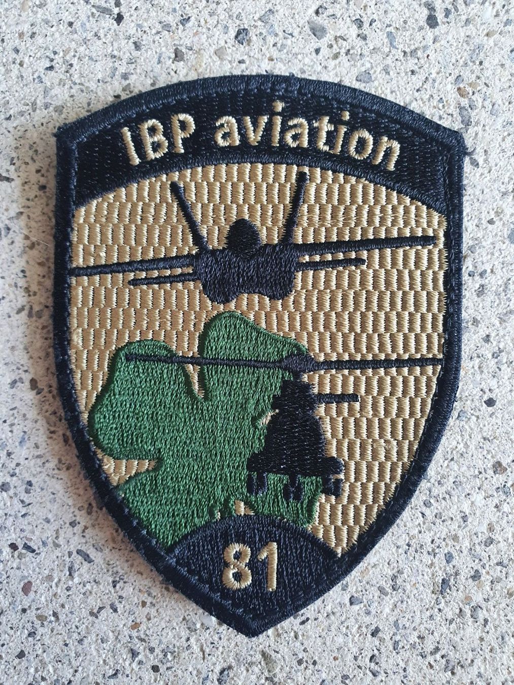 Schweizer Armee Placchette & Badge: ***Badge Luftwaffe IBP Aviation 81 mit klett *** – Nuovo e nell'imballaggio originale da Riedholz venduto da fr_sIruP