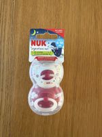 NUK Signature Night Beruhigungssauger 2 Stk 6-18 Monate neu