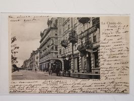 Ancienne CP de La-Chaux-de-Fonds  - Rue Léopold Robert 1909