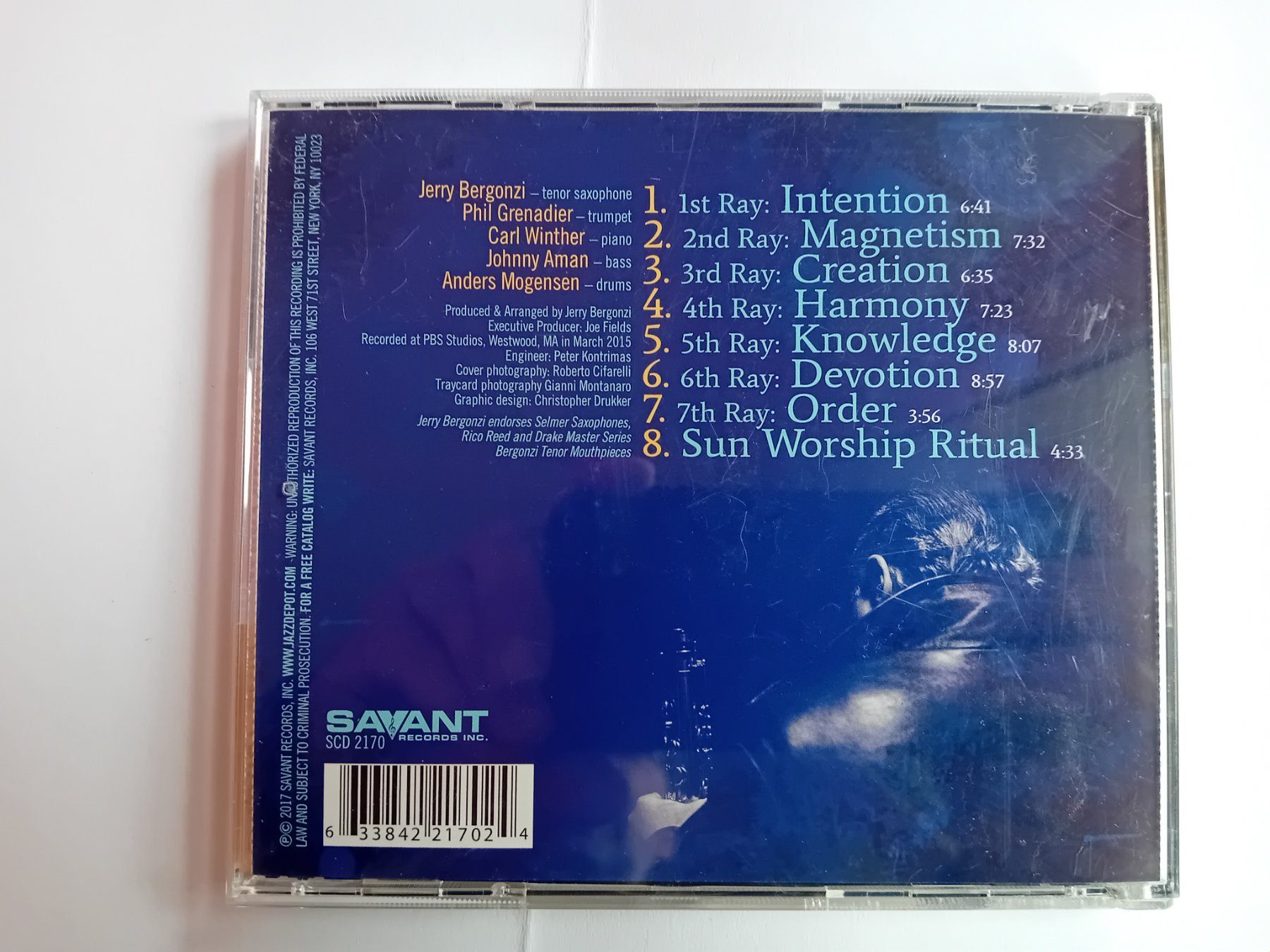 CD: JERRY BERGONZI – Usato da Denges venduto da Hellboy10 1