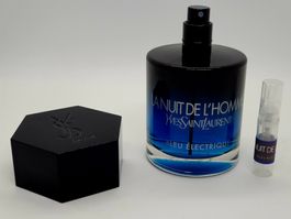 2 ml YVES SAINT LAURENT BLEU ÉLECTRIQUE ABFÜLLUNG