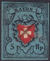 15II.f: T.10 A2-U mit Tintenkreuz, schönes Stück, Kat: 850.-