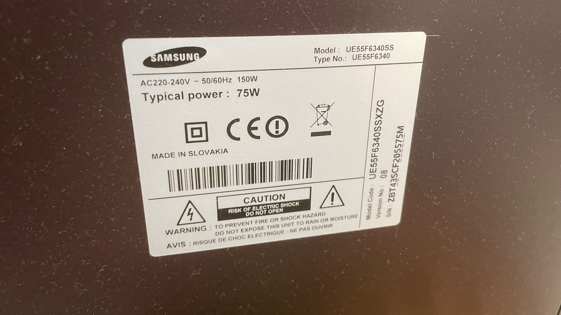 Samsung Fernseher: Samsung UE55F6340SS – Gebraucht aus Heerbrugg von Kirchhofer 3