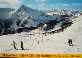 TSCHIERV Val Müstair - Skigebiet Minschuns - Skilift