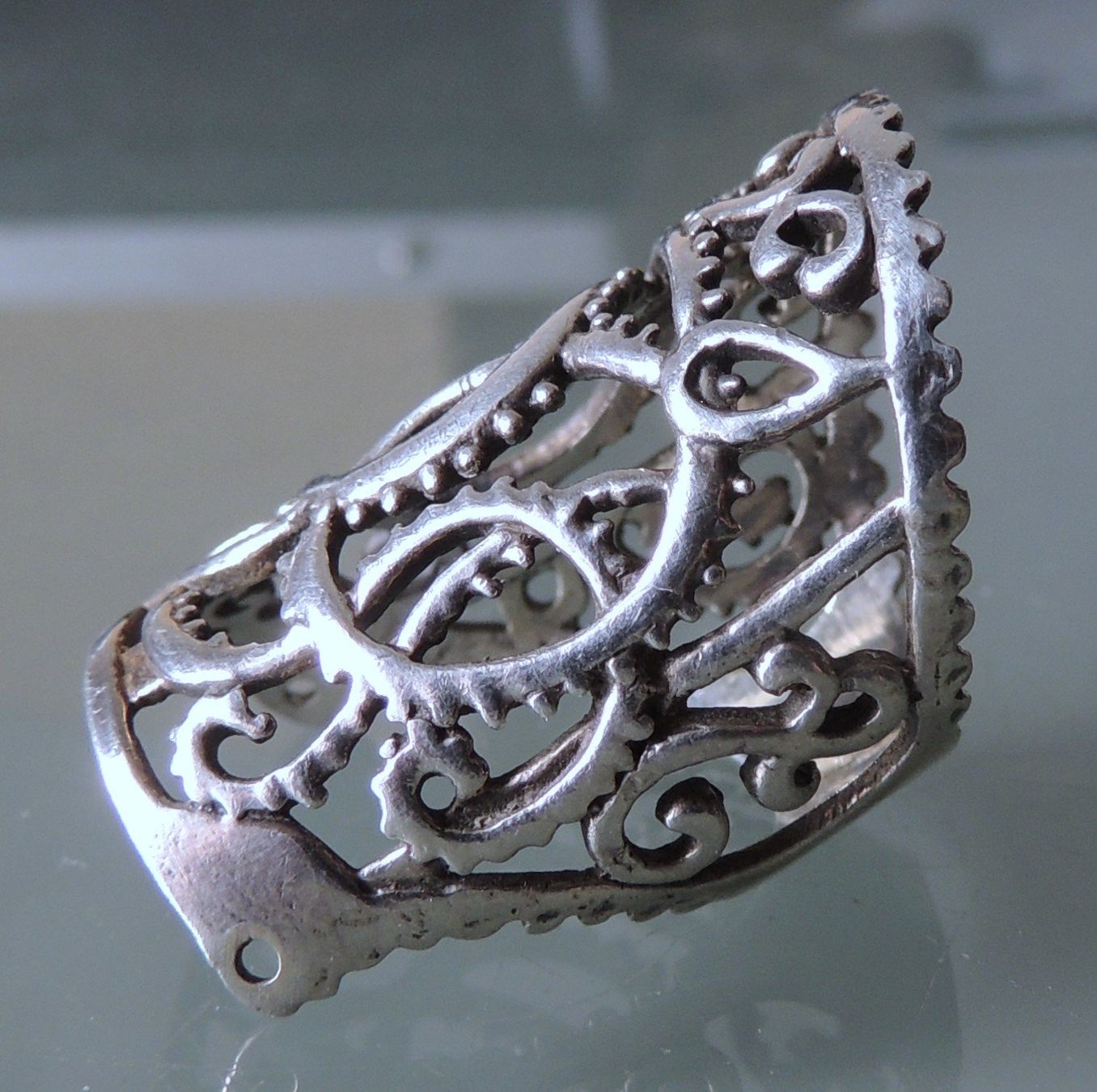 Anelli: Silber 925 Fingerring Gr. 53 – Usato da Waldenburg venduto da schaller707 3