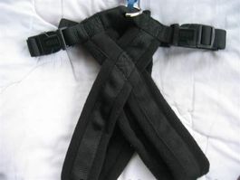 Geschirr Supersoft schwarz/schwarz, L/XL