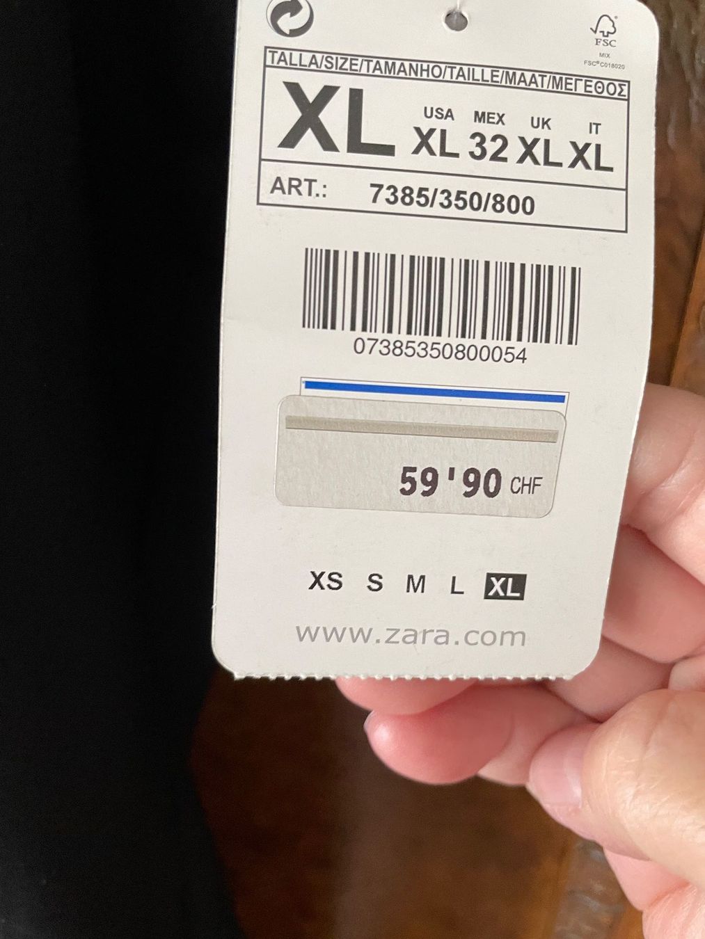Zara Vestiti: Autre robe noire – Nuovo e nell'imballaggio originale da Pully venduto da Mazette 2