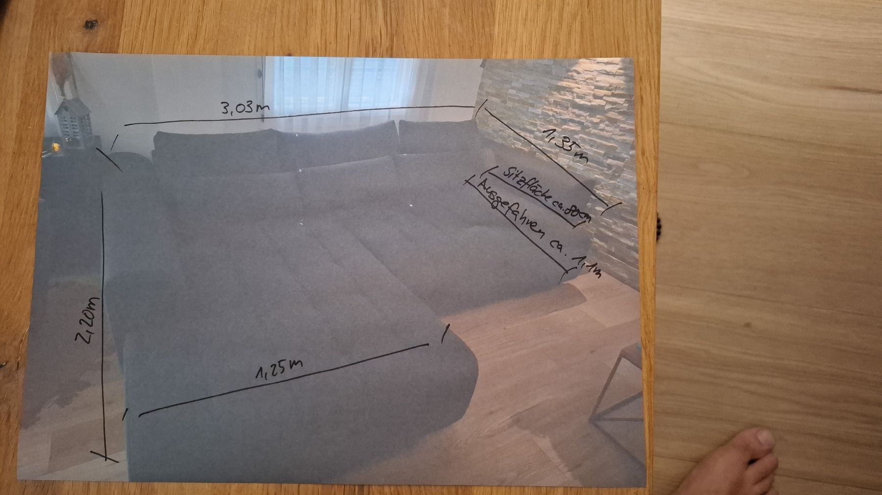Divani: Ecksofa 3.03m x 2.2m – Usato da Fischbach-Göslikon venduto da don.haeusermann 4