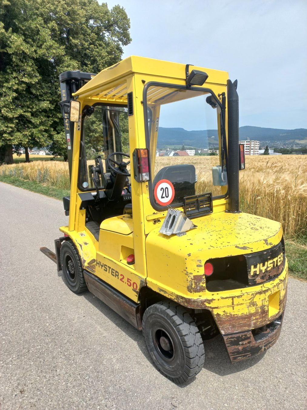 Diesel Carrelli elevatori e a forche: Stapler Dieselstapler Hyster 2,5T Triplex Strassenzulassung – Usato da Dulliken venduto da Classiclerch4657 3