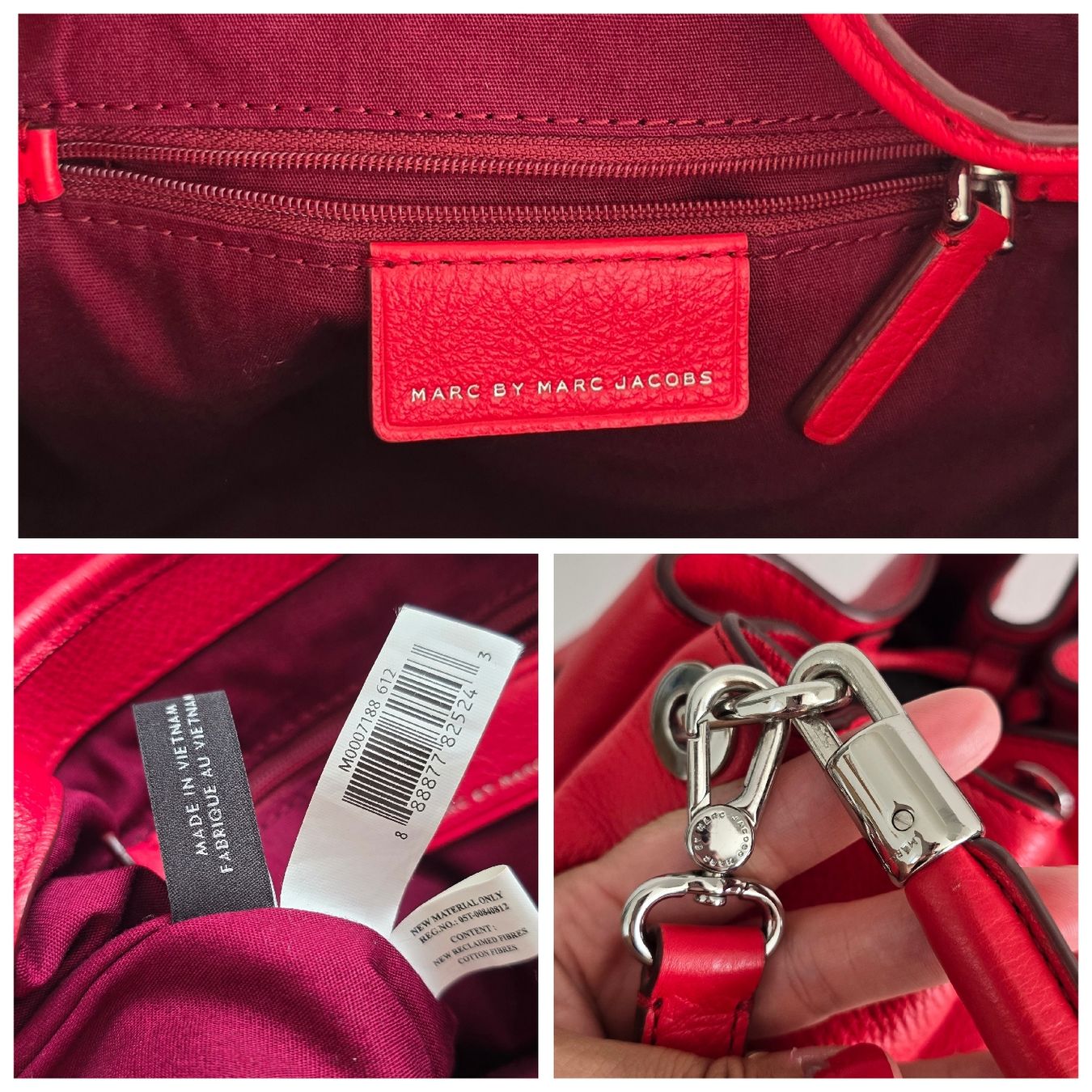 Marc Jacobs Taschen für Damen: Marc Jacobs Beuteltasche Soft Leder Rot – Neu (gemäss Beschreibung) aus Niederteufen von Mira_72 6