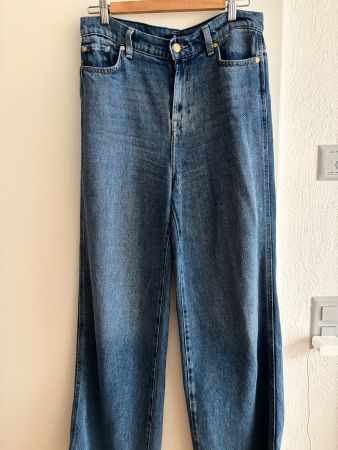 7 for all Mankind Wide Leg Jeans Size 27