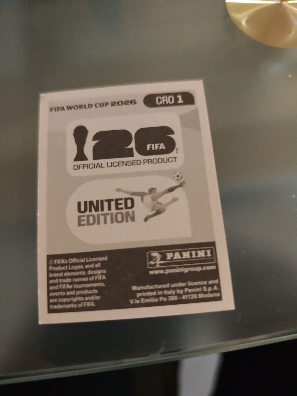 Panini Carte collezionabili: panini CRO 1 – Nuovo (secondo la descrizione) da Sulgen venduto da 34j_p6s2 1